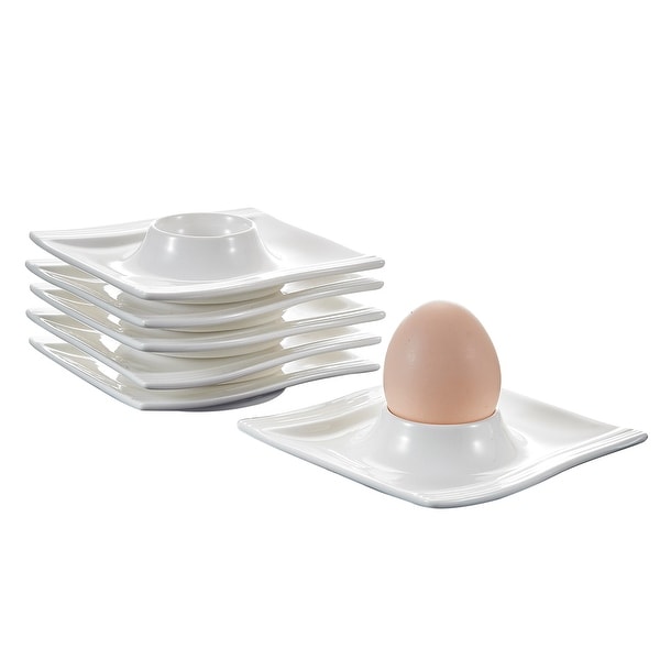 MALACASA Flora Egg Cup Set of 6, Egg Stand Holder. Opens flyout.