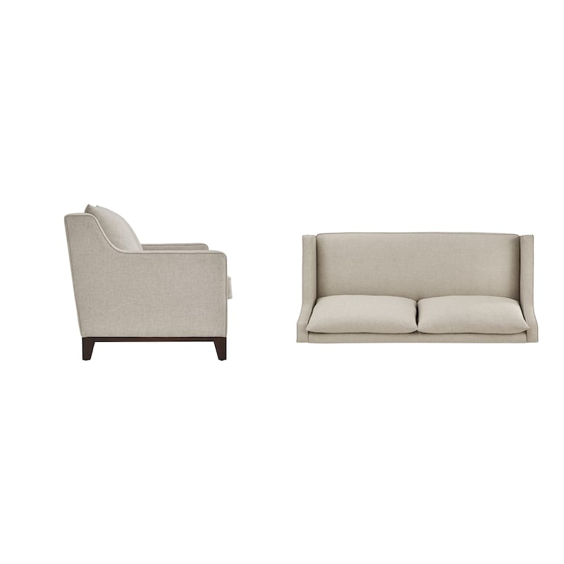Podgorica Fabric Sofa with Down Feather Cushions