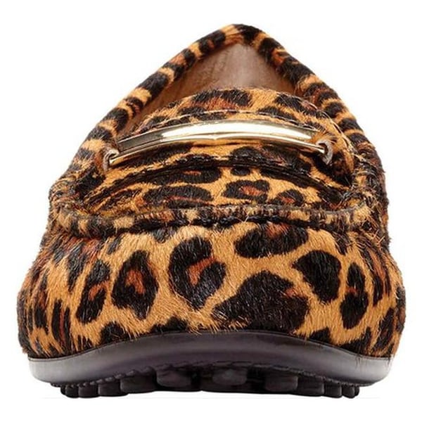 Ashby Loafer Tan Leopard Haircalf 