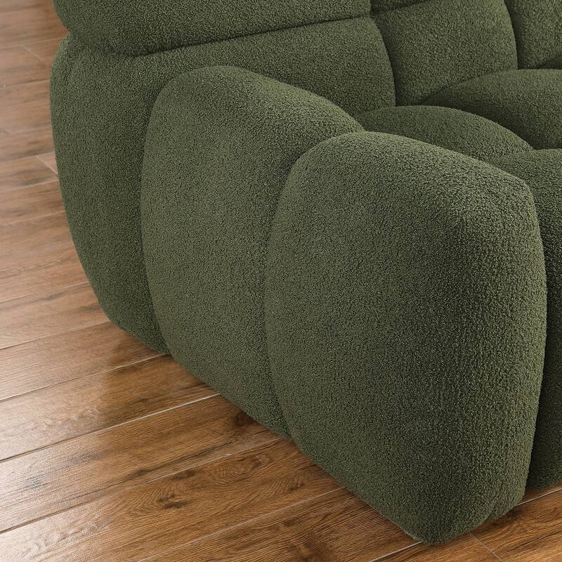 Modern ergonomic marshmallow sofa for living room