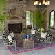 preview thumbnail 5 of 6, Arden Selections Ashland Jacobean Outdoor Deep Seat Cushion Set - 24 W x 24 D in.