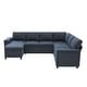 preview thumbnail 15 of 29, U-Shaped Convertible Sectional Sofa Bed with Storage Chaise by Harper&Bright Designs