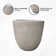 preview thumbnail 47 of 59, Kante 18 Inch Dia Round Concrete Planter, Indoor Outdoor Large Plant Pot