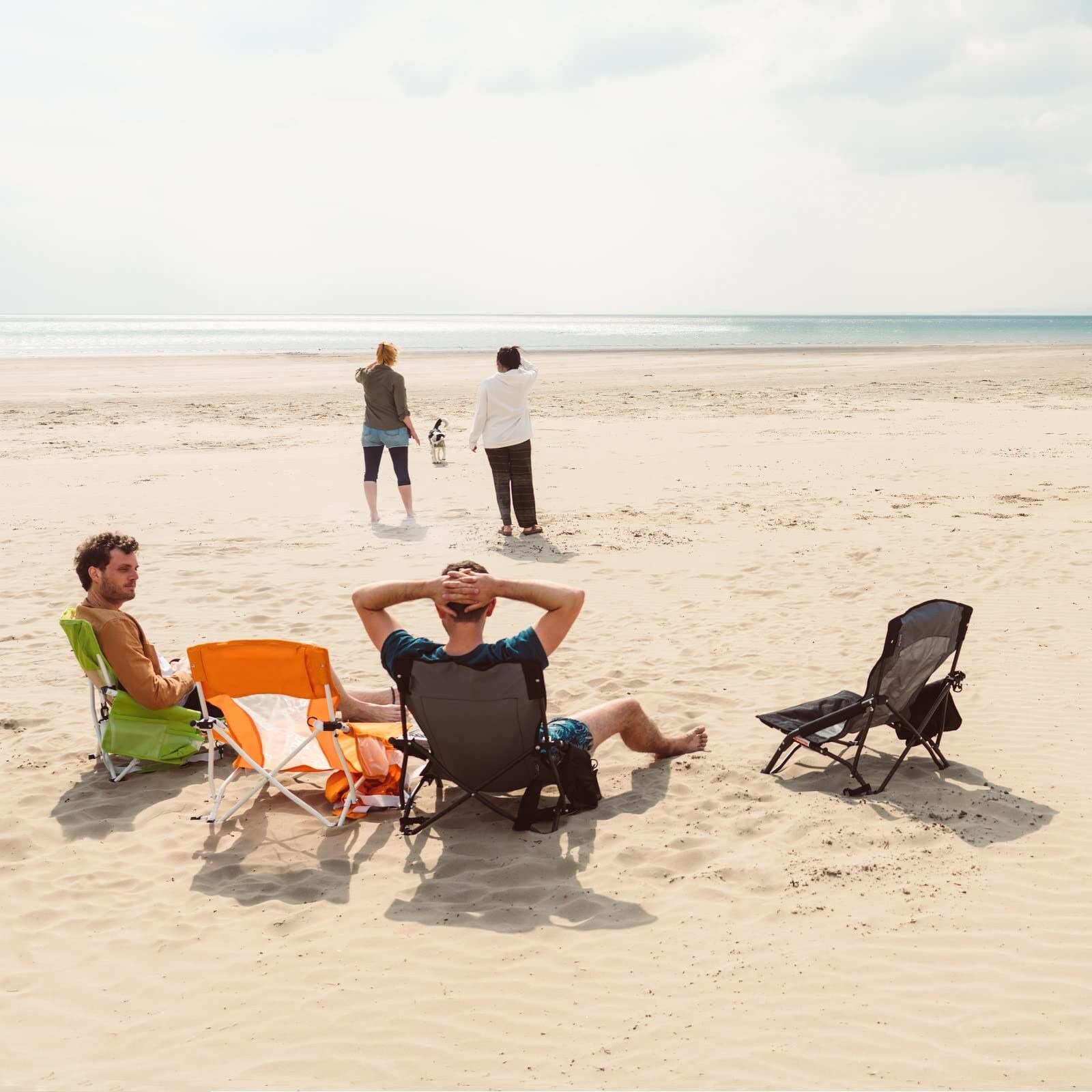 Folding Low Camping Beach Chair 2 Pack,Lightweight Portable Lawn