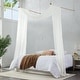 preview thumbnail 1 of 16, WARM HOME DESIGNS Bed Canopy Curtains Fabric for Canopy Bed 55x144 - Beige