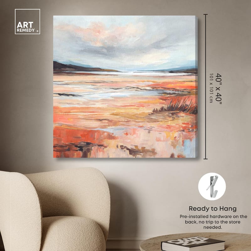Breaking Dawn Canvas by Art Remedy, Gallery Wrapped