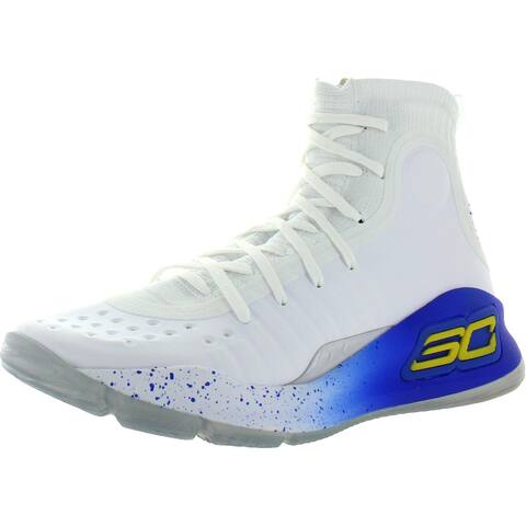 Shop Under Armour Mens Curry 4 Basketball Shoes Logo Padded Insole