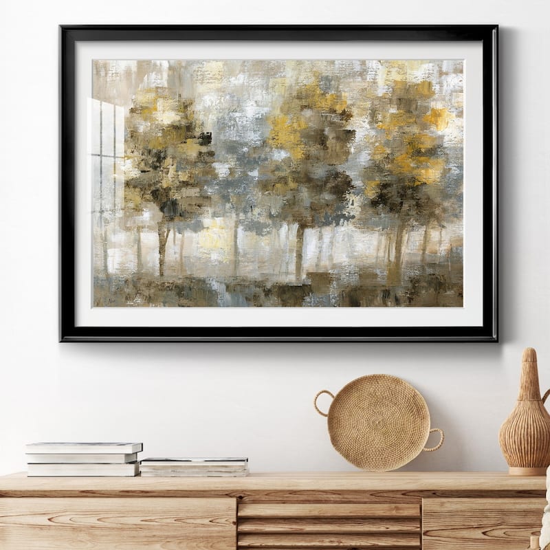 Linen Trees Premium Framed Print - Ready to Hang