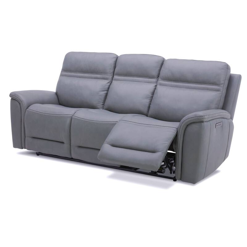 Liberty Furniture Cooper Power Sofa - Blue Gray - Width 87" x Depth 41" x Height 41"
