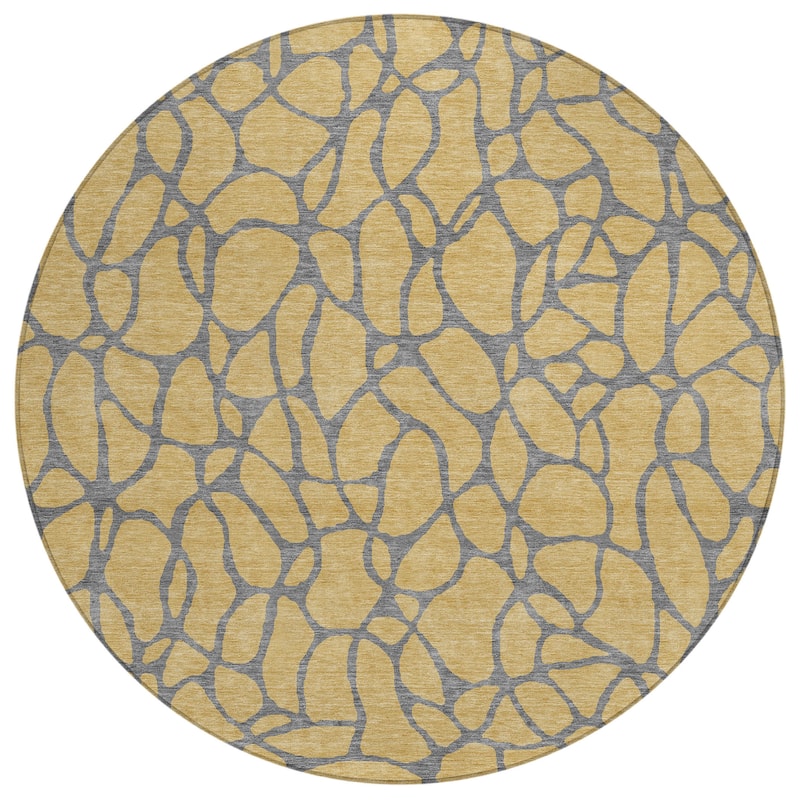 Machine Washable Indoor/ Outdoor Contemporary Chantille Rug