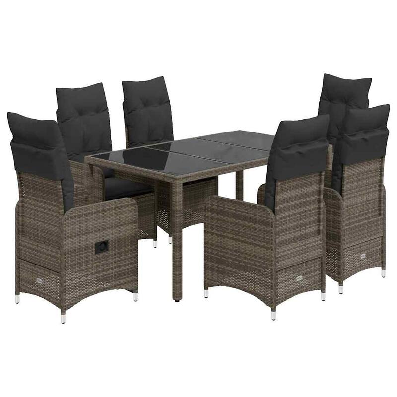 vidaXL Bistro Set Grey - 21.5 x 23.0 x 36.2