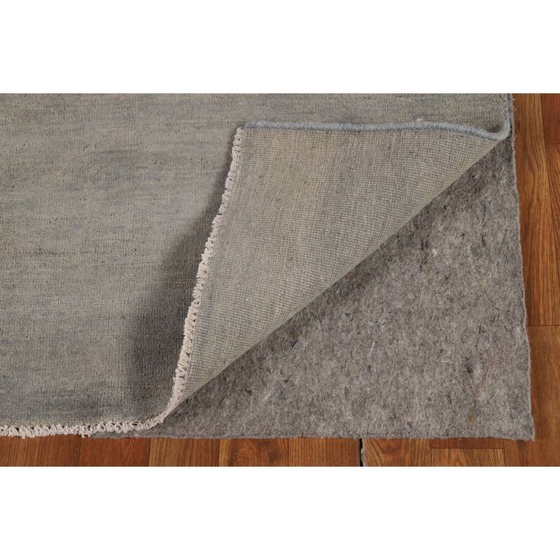 Modern Gabbeh Oriental Rug Hand-Knotted Wool Carpet - 5'1"x 6'6"