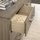 Roundhill Furniture Arena 3-Piece Contemporary Wood Bedroom Set: Queen Bed And 2 Nightstands In Anqitue Gray