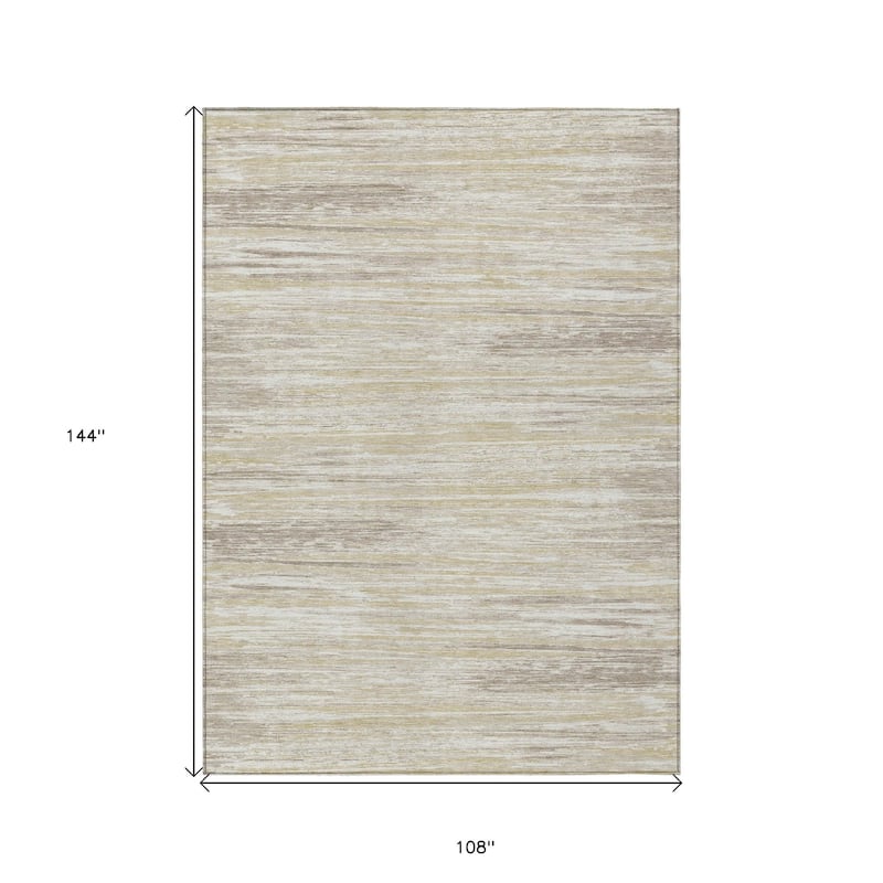 HomeRoots Striped Transitional Rectangle Outdoor Rug