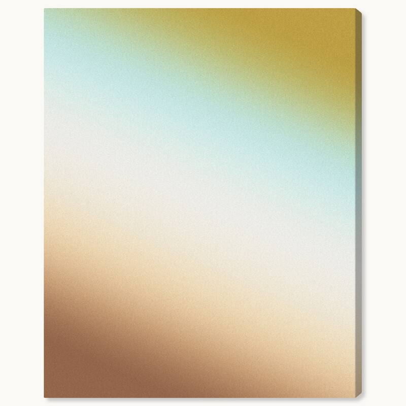 Wynwood Studio Canvas Abstract Bright Day Gradient Brown Modern & Contemporary Wall Art Canvas Print