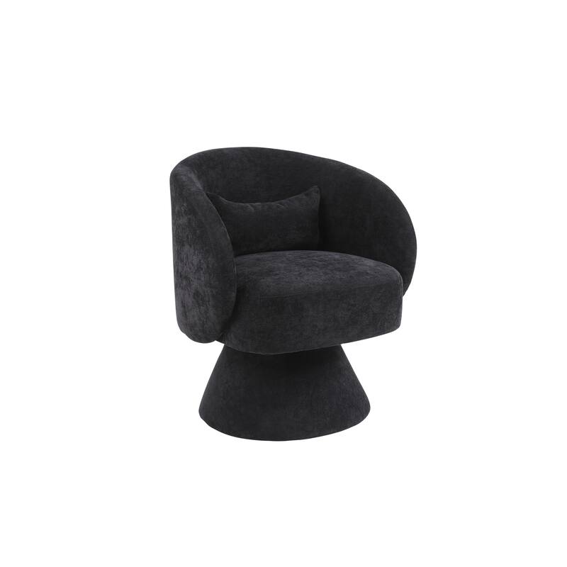 Modern 360 Degree Swivel Accent Chair Armchair, Comfy Velvet Barrel Chair for Living Room,Round Swivel Accent Chair Corner Chair