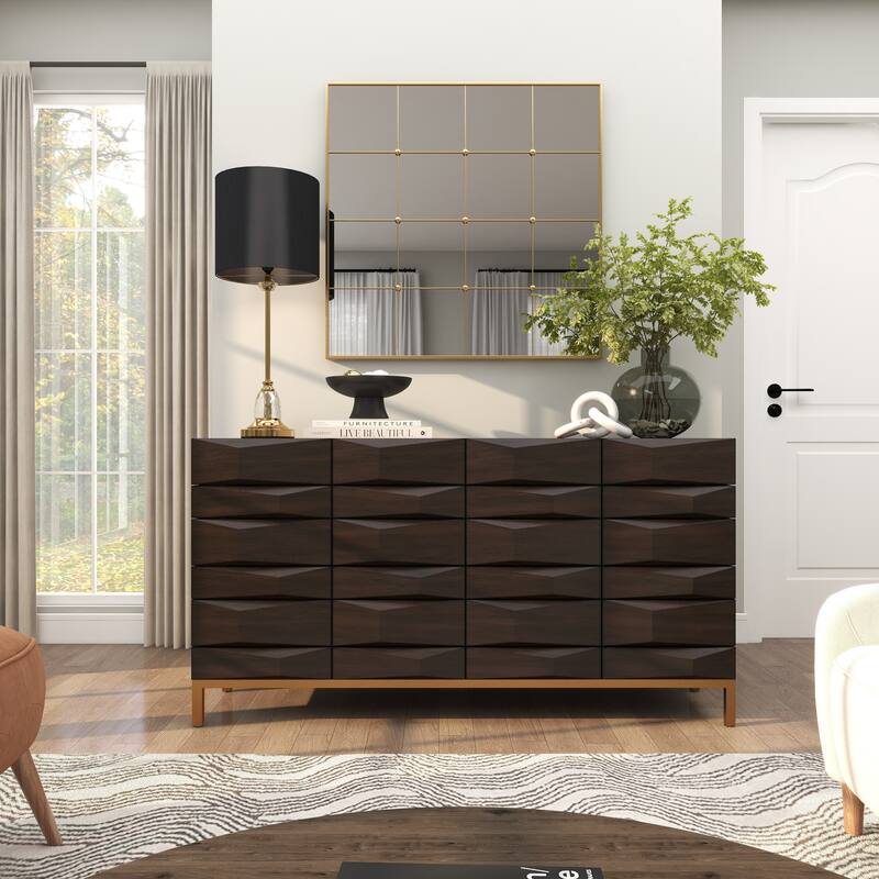 Crystal Room Table or Buffet Lamp with Black Shade and Gold Accents - Black or Gold - Roche River Decor