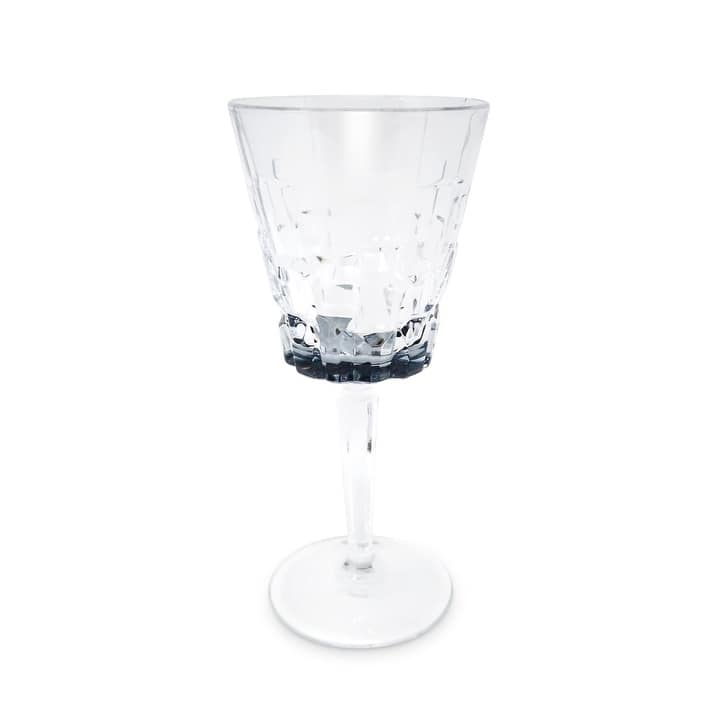 Water Glasses with Block Design, Set of 6