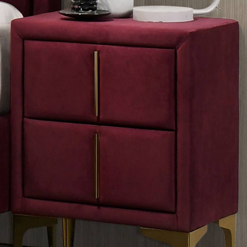 Red And Gold Coated 1pc Nightstand Bar Pull Handle