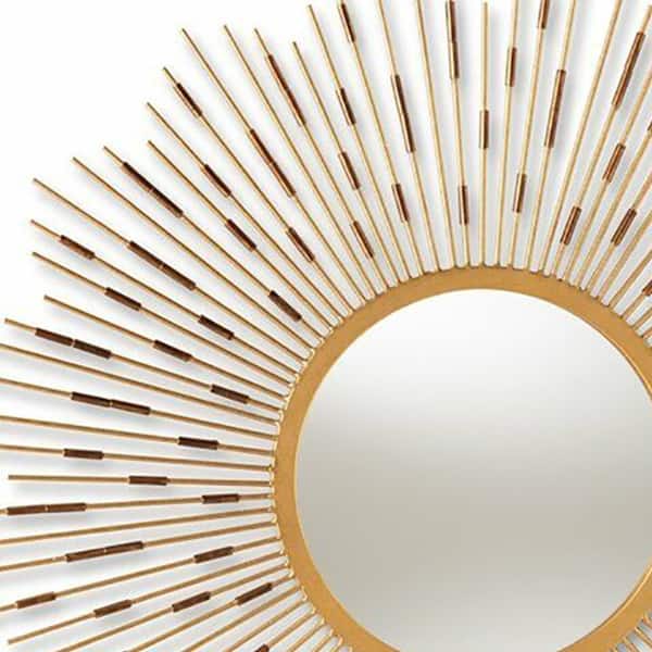 Sunburst Decorative Wall Mirror Gold 36"x36" Bed Bath & Beyond