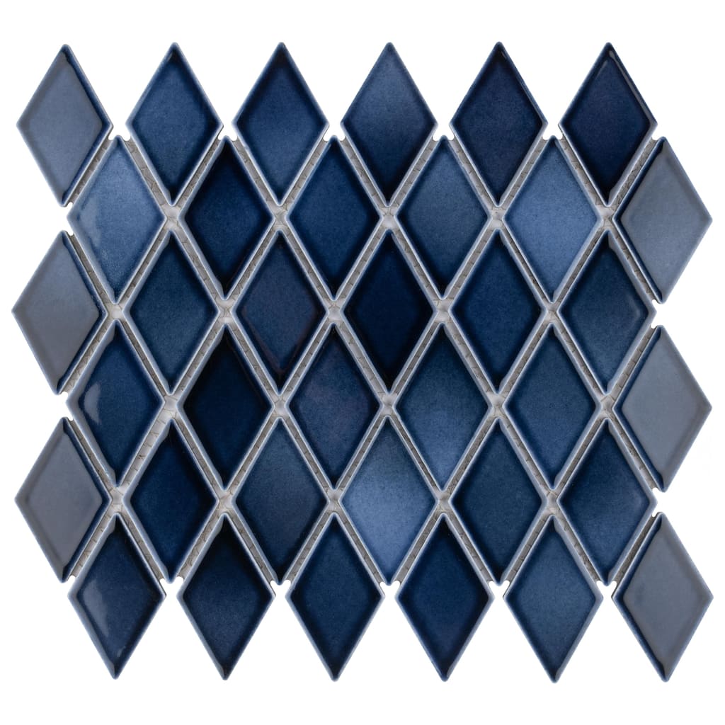 Merola Tile Hudson Kite Midnight 10-1/8" x 11-3/4" Porcelain Floor and Wall Tile