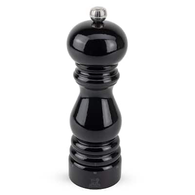Peugeot Paris U'Select 7-Inch Salt Mill, Black Lacquer - black lacquer - black lacquer
