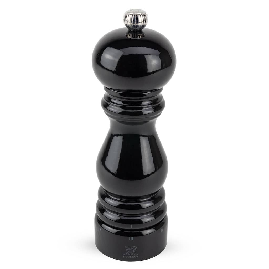 Peugeot Paris U'Select 7-Inch Salt Mill, Black Lacquer - black lacquer - black lacquer