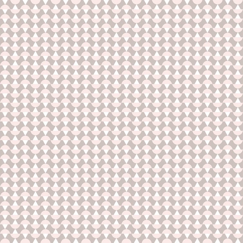 Wall Vision Arne Blush Geometric Wallpaper