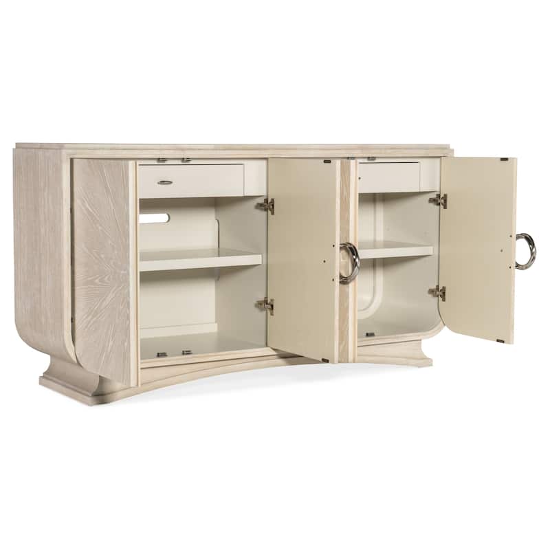 Hooker Furniture 6500-75900 Nouveau Chic 72" Wide Oak Sideboard with
