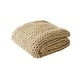 preview thumbnail 82 of 93, Madison Park Hand Made Chunky Double Knit Throw Blanket
