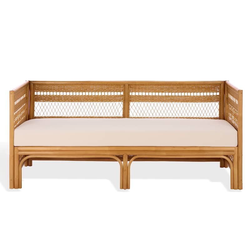 SAFAVIEH Couture Shawnee Rattan Loveseat - 68"W x 27"D x 30"H