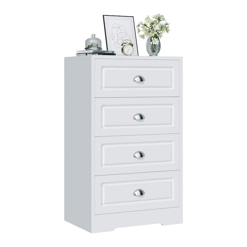 4-Drawer Dresser - Storage Cabinet for Hallway, Living Room & Bedroom