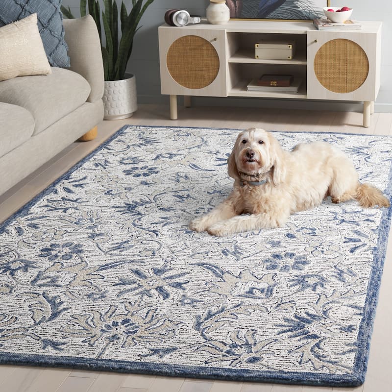 SAFAVIEH Handmade Metro Smeralda Wool Rug