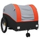 preview thumbnail 51 of 59, vidaXL Bike Trailer Kids Bicycle Cargo Wagon Buggy Carriage Cycle Trailer Iron