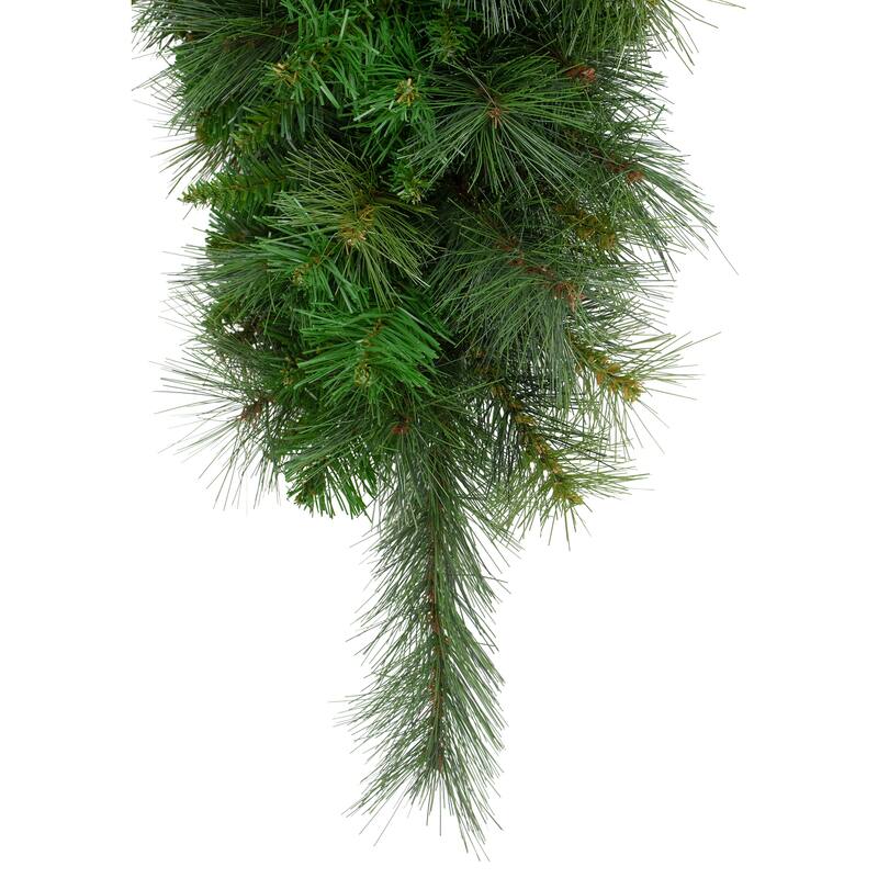 32" Canyon Pine Artificial Christmas Teardrop Swag - Unlit