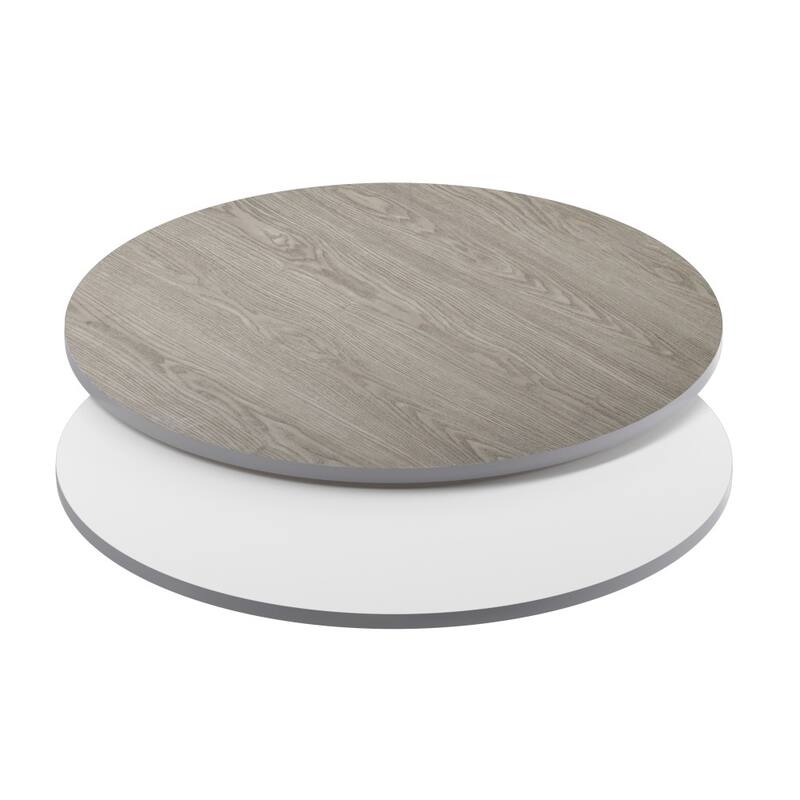 42" Round Table Top with Reversible Laminate Top