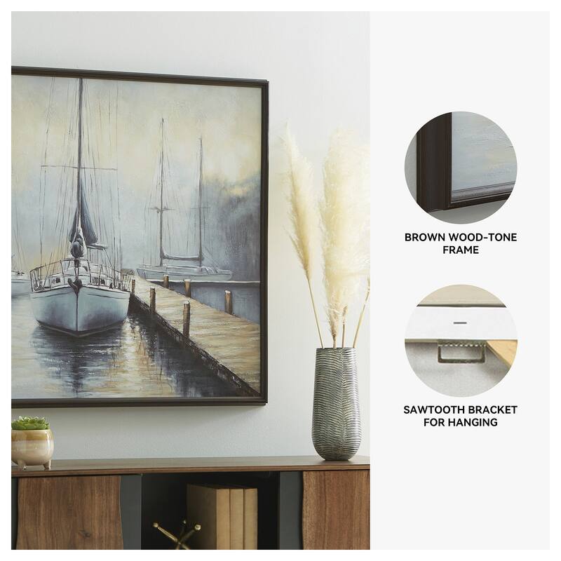 Signature Design by Ashley Worthney Blue/Beige Wall Art