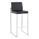 Option Black Faux Leather & Stainless Steel