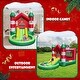 preview thumbnail 10 of 9, Inflatable Bounce House with Blower for Kids Aged 3-10 Years - 153.5" x 83" x 87"(L x W x H)