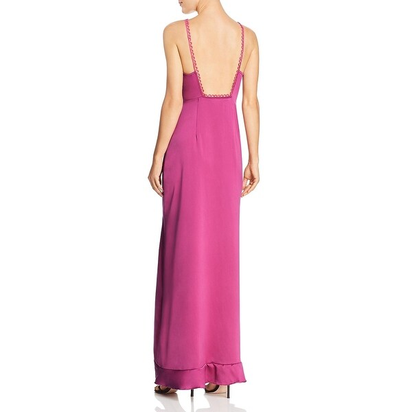 for love and lemons isabella ruffled maxi dress