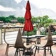 preview thumbnail 25 of 56, Gymax 10ft 3 Tier Patio Market Umbrella Aluminum Sunshade Shelter