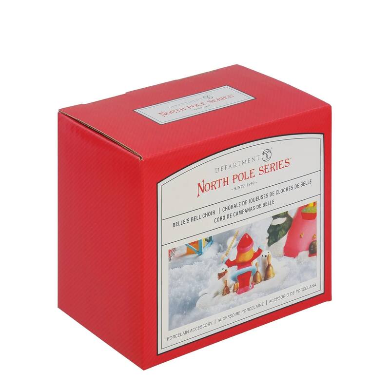 Department 56 North Pole Series Belle's Bell Choir Christmas Figure - 6014685