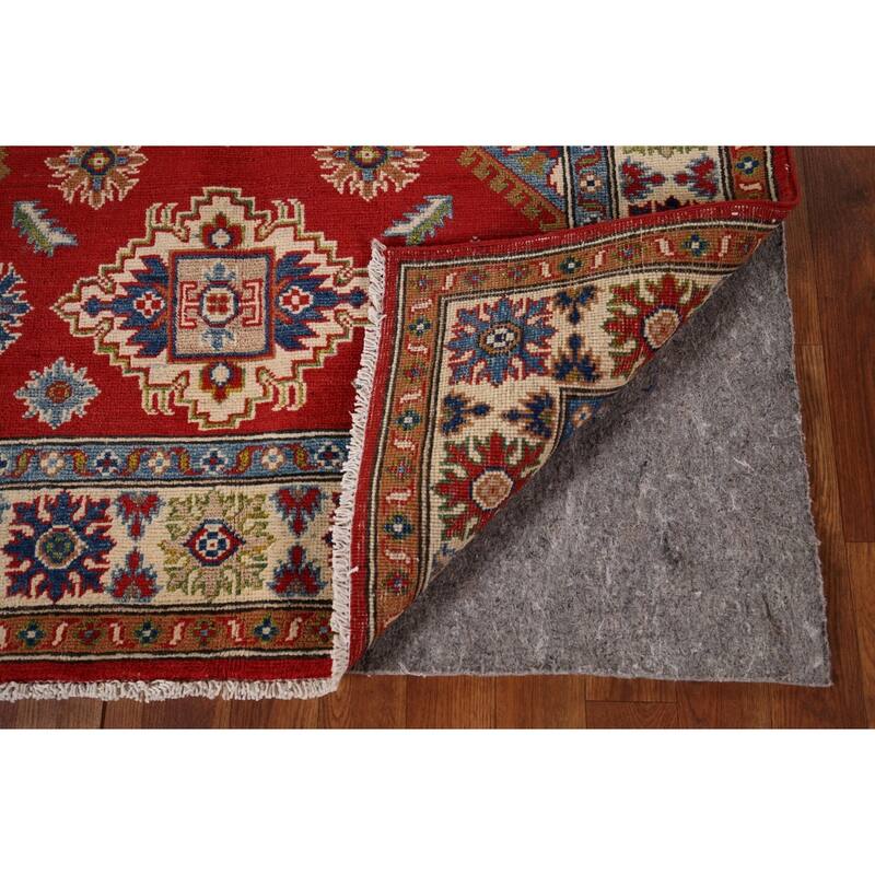 Oriental Orange Kazak Area Rug Hand-Knotted Bedroom Wool Carpet - 3'11" x 6'0"