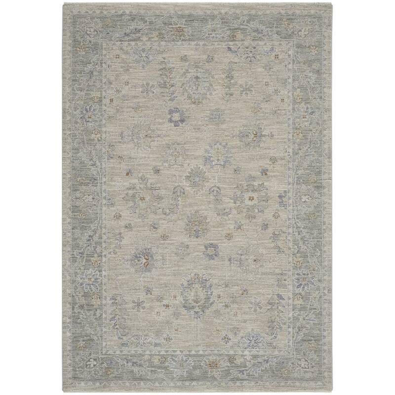 Power Loomed Floral Traditional Area Rug - 71' X '47' X '0.5