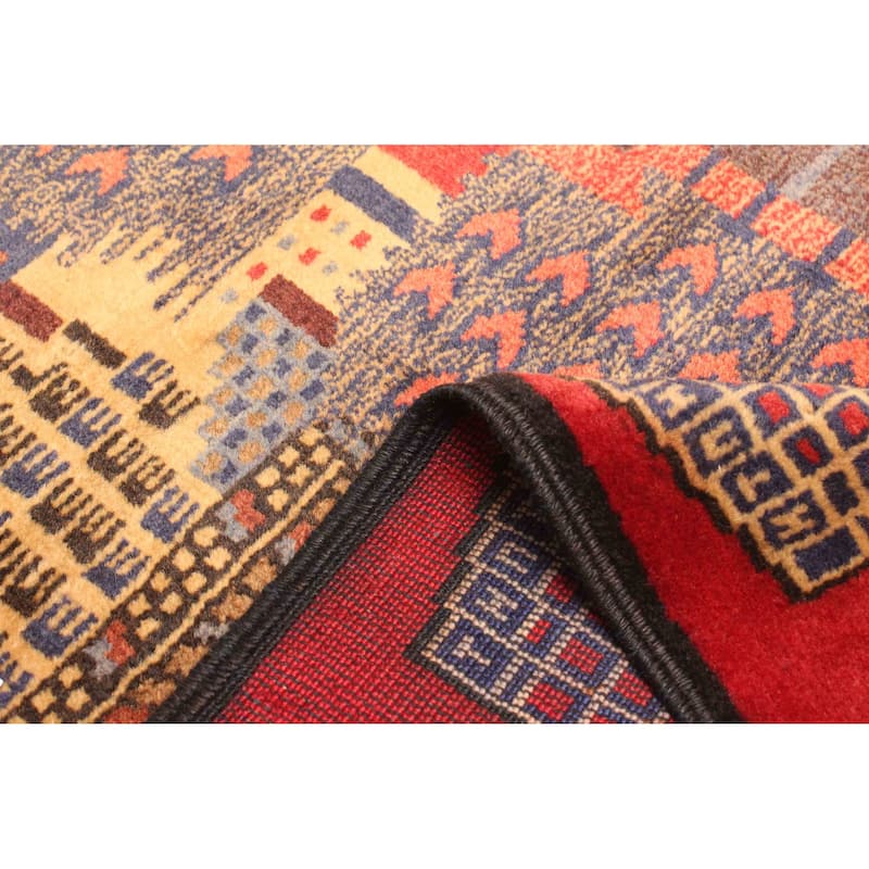 ECARPETGALLERY Hand-knotted Teimani Dark Blue Wool Rug - 2'11 x 4'4