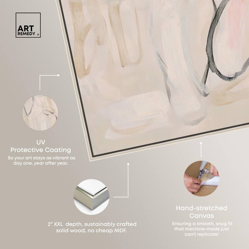 Faded Outlines II Canvas by Art Remedy