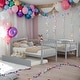 preview thumbnail 1 of 23, Twin Over Twin Bunk Bed With Trundle And 4 Shelves for Bedroom Grey