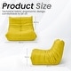 preview thumbnail 12 of 39, EROMMY Bean Bag Chair Togo Sofa - 28D Memory Foam Floor Chair for Adults & Kids, Lightweight Fabric Lounger in 5 Colors