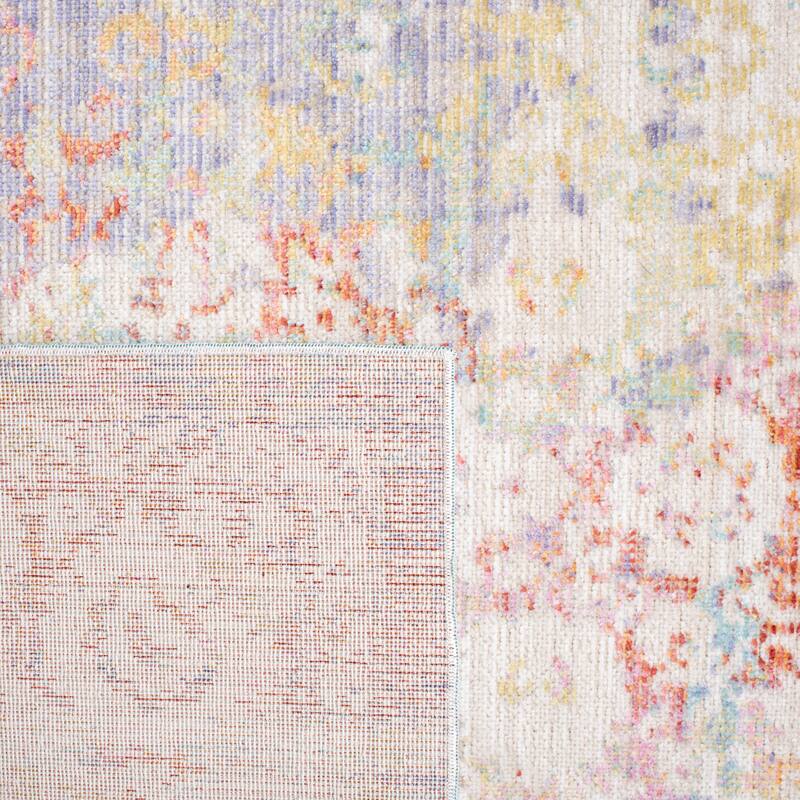 SAFAVIEH Windsor Sara Shabby Chic Polyester Distressed Rug with