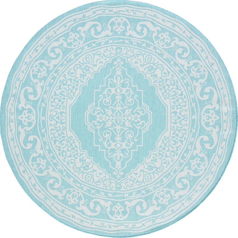Exo Coastal Oriental Indoor/Outdoor Area Rug